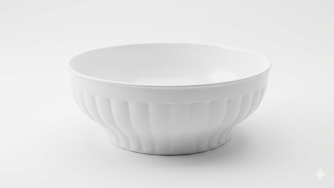 Stefanplast Insalatiera Costolata 22 cm in Polimero BPA FREE – Praticità e Design per la Tavola Moderna